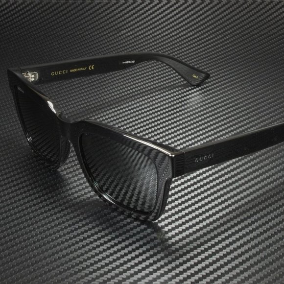 Gucci Men's Black Smoked Fashion Sunglasses